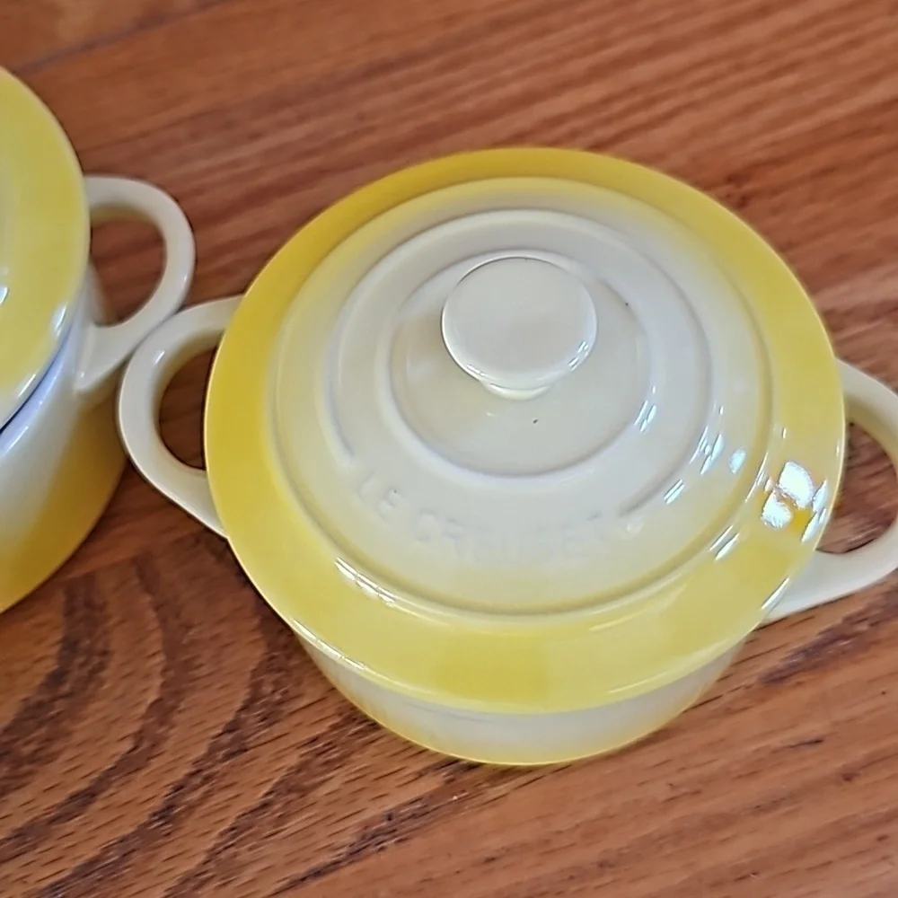 NWT Le Creuset Mini Cocottes Set of 3 CK Soleil Perfect Spring Baking & Serving